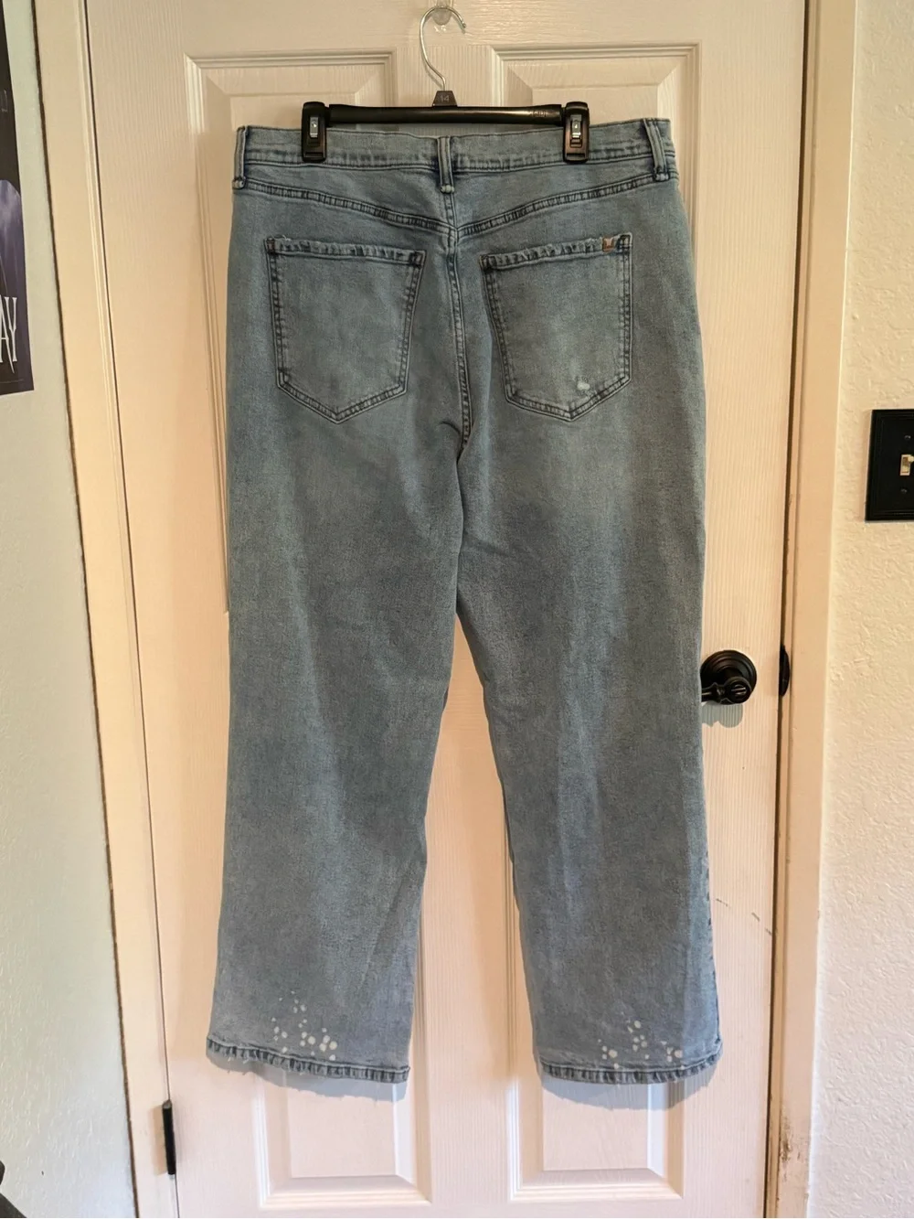 Light Blue Distressed Women's Jeans